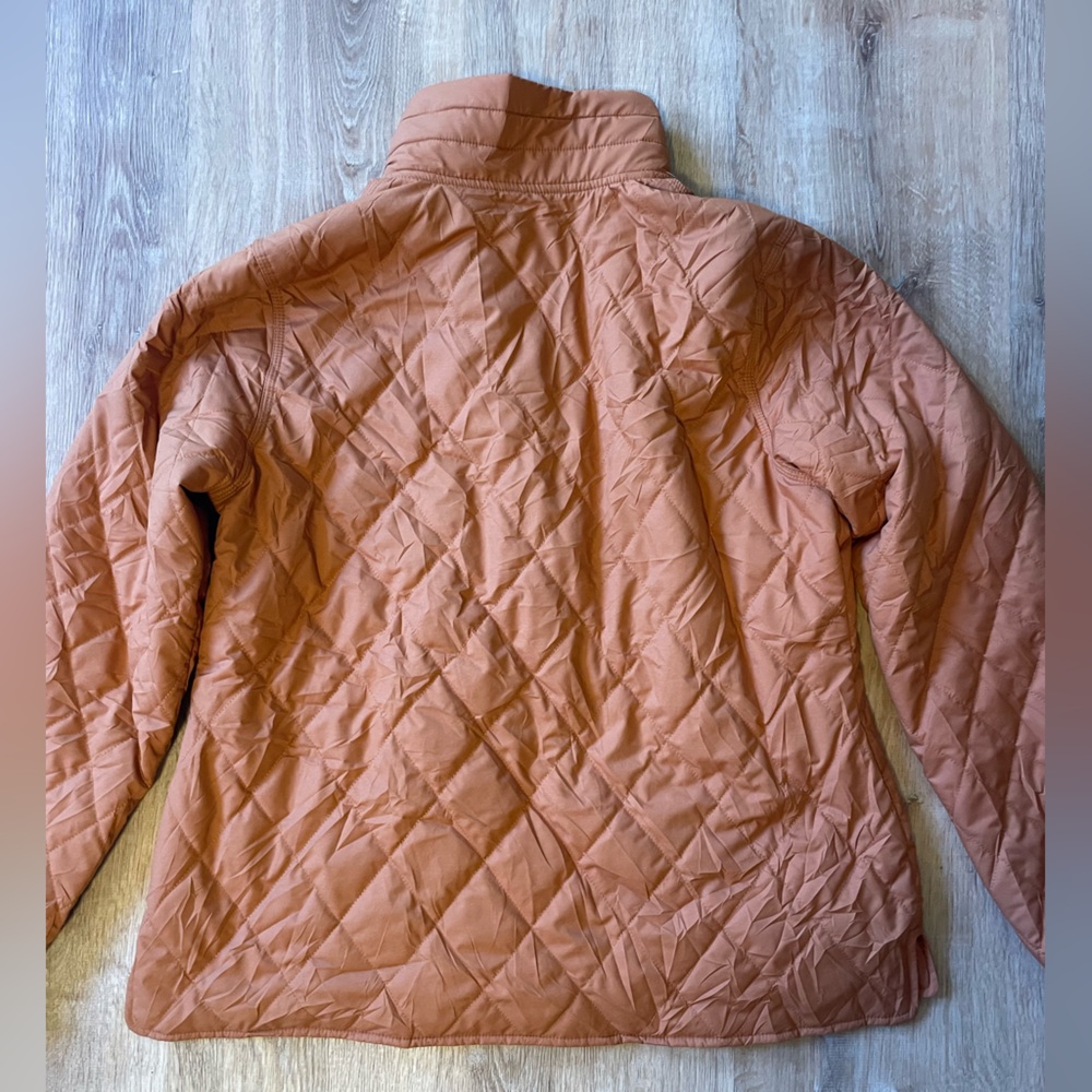LL Bean Quilted Lightweight Jacket in Rust - Picture 4 of 11